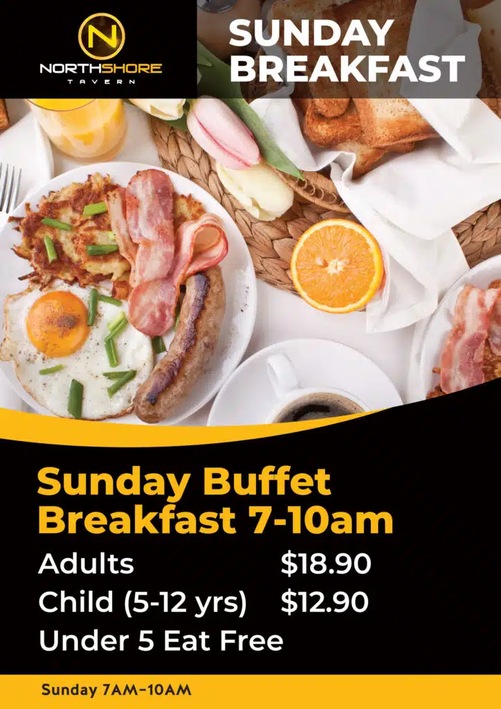 sunday buffet breakfast north shore tavern